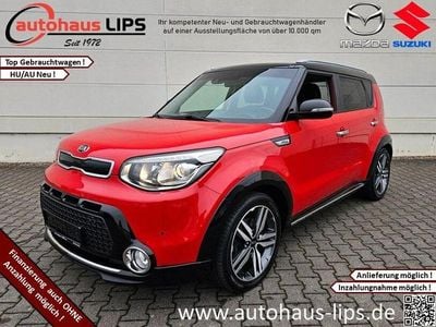Gebraucht Kia Soul Spirit 132 PS (97 kW) 2014 Infernorot met. & schwarz SUV
