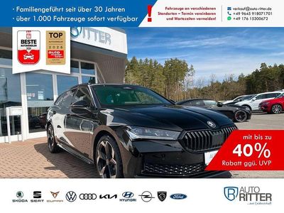 Neu Skoda Superb SportLine 265 PS (194 kW) 2026 Schwarz Kombi
