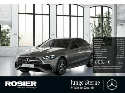 Gebraucht Mercedes C300 AMG 265 PS (194 kW) 2023 Silber / mojavesilber (metallic) Limousine
