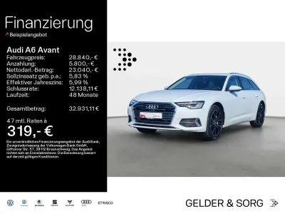 Gebraucht Audi A6 Sport 245 PS (180 kW) 2019 Gletscherweiß metallic Kombi