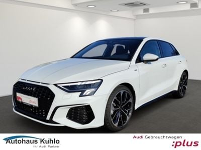 Weiß Gebraucht 2025 Audi A3 Sportback S-Line Kleinwagen | 40.990 € (Etwas zu teuer)
