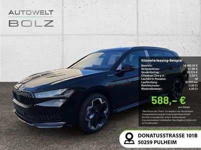 Neu Skoda Superb SportLine 204 PS (150 kW) 2025 Schwarz Kombi