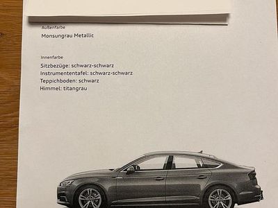 Gebraucht Audi A5 Sportback Sport 190 PS (139 kW) 2019 Grau Kleinwagen