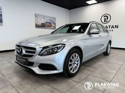 Brugt Mercedes C200 136 HK (100 kW) 2017 Sølv Stationcar