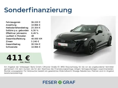 Gebraucht Audi A5 S-Line 150 PS (110 kW) 2025 Mythosschwarz metallic Kombi