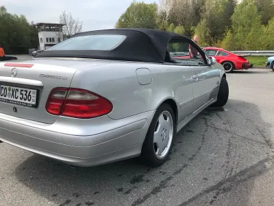 Gebraucht Mercedes CLK200 AMG 193 PS (141 kW) 2000 Silber Cabrio