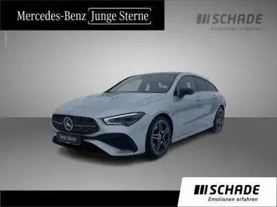 Brugt Mercedes CLA180 Shooting Brake AMG line 136 HK (100 kW) 2024 Sølv Stationcar