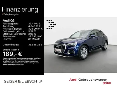 Gebraucht Audi Q3 Advanced Plus 150 PS (110 kW) 2025 Navarrablau metallic SUV
