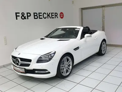 Gebraucht Mercedes SLK200 184 PS (135 kW) 2015 Polarweiss Cabrio