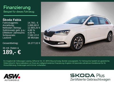 Candyweiss Gebraucht 2022 Skoda Fabia Best of Kombi | 14.760 € (Fairer Preis)