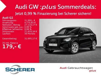 Gebraucht Audi Q2 Advanced Plus 150 PS (110 kW) 2025 Mythosschwarz metallic SUV