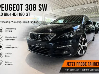Gebraucht Peugeot 308 SW GTi 179 PS (131 kW) 2019 Lack grau hurricane/deck... Kombi