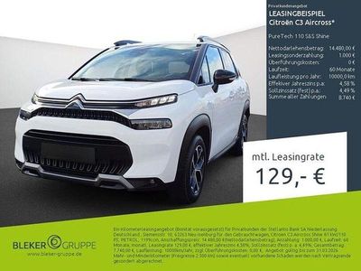 Gebraucht Citroën C3 Aircross Shine 110 PS (80 kW) 2023 Weiß SUV