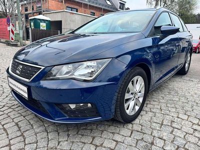Usata Seat Leon ST Ecomotive 116 CV (85 kW) 2018 Blu Station wagon