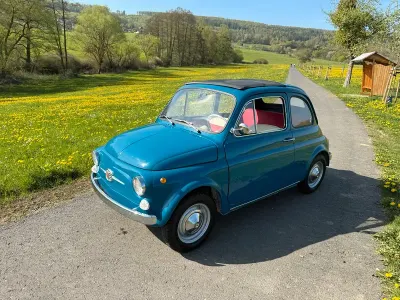 Używany Fiat 500 18 KM (13 kW) 1967 Niebieski Hatchback