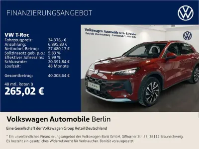 Neu VW T-Roc Style 150 PS (110 kW) 2026 Rot SUV
