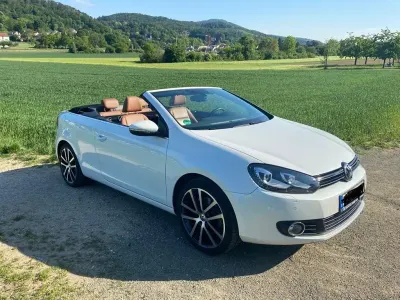 Brugt VW Golf Cabriolet 160 HK (117 kW) 2012 Hvid Cabriolet