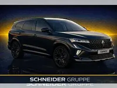 Neu Renault Espace Esprit Alpine 200 PS (147 kW) 2025 Schwarz (black pearl schwarz) Van / Kleinbus