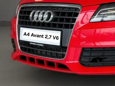 Używany Audi A4 S-Line 190 KM (139 kW) 2009 Czerwony Kombi