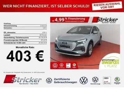 Gebraucht Audi Q4 Sportback e-tron Advanced 210 kW (286 PS) 2024 SUV