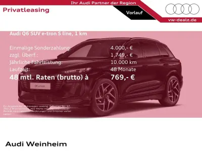 Neu Audi Q6 e-tron Sport 314 kW (428 PS) 2026 Schwarz SUV