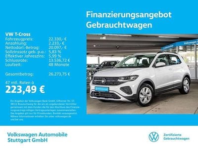Gebraucht VW T-Cross Life 116 PS (85 kW) 2025 Pure white SUV