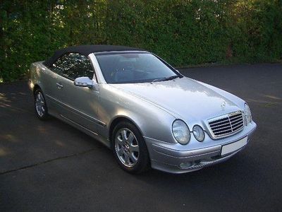 Gebraucht Mercedes CLK200 Avantgarde 163 PS (119 kW) 2000 Silber Cabrio