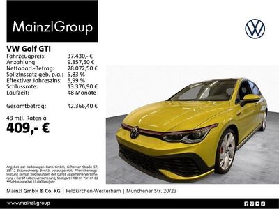 Gelb Gebraucht 2023 VW Golf GTI Clubsport Limousine | 37.430 € (Etwas zu teuer)