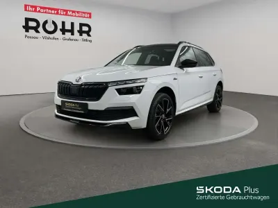 Gebraucht Skoda Kamiq Monte Carlo 150 PS (110 kW) 2023 Moonweiss perleffekt SUV