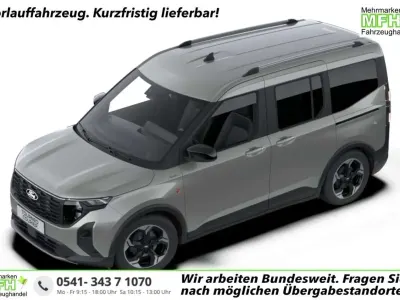 Neu Ford Tourneo Courier Active 125 PS (91 kW) 2026 Solar silver metallic Van / Kleinbus