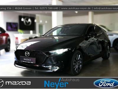 Jet black Gebraucht 2024 Mazda 3 Exclusive Limousine | 29.990 € (Etwas zu teuer)