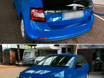Gebraucht Skoda Rapid Style 95 PS (69 kW) 2019 Blau Kleinwagen
