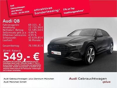 Gebraucht Audi Q8 Competition 286 PS (210 kW) 2023 Mythosschwarz metallic SUV