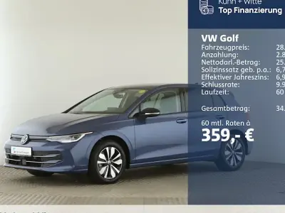 Brugt VW Golf VIII Goal 150 HK (110 kW) 2024 Blå Sedan