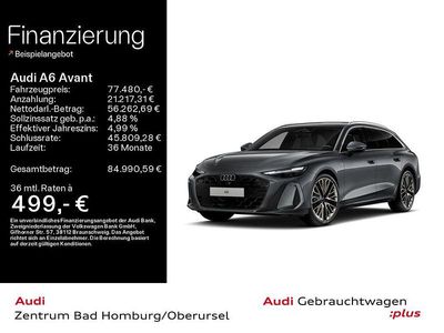 Neu Audi A6 S-Line 367 PS (269 kW) 2025 Daytonagrau perleffekt Kombi