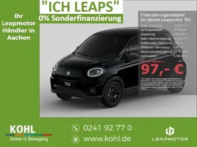 Neu Leapmotor T03 69 kW (95 PS) 2026 Schwarz Kleinwagen