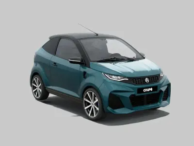 Neu Aixam Coupe GTI 2026 Blau Coupé