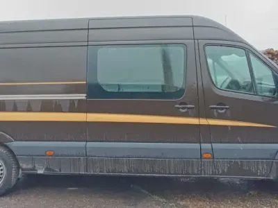 Gebraucht VW Crafter 109 PS (80 kW) 2014 Braun Van