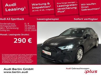 Gebraucht Audi A3 Ambiente 116 PS (85 kW) 2024 Schwarz (mythosschwarz metallic) Kombi