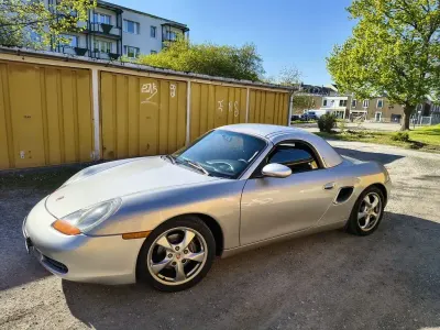 Gebraucht Porsche Boxster 220 PS (161 kW) 2001 Silber Cabrio