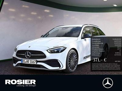 Weiss / polarweiß Gebraucht 2025 Mercedes C200 AMG line Kombi | 52.490 €