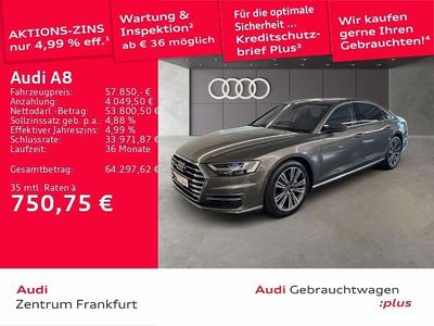 Second-hand Audi A8 Ambiente 286 CP (210 kW) 2021 Gri Berlinǎ