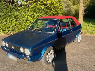 Gebraucht VW Golf Cabriolet 98 PS (72 kW) 1984 Blau Cabrio