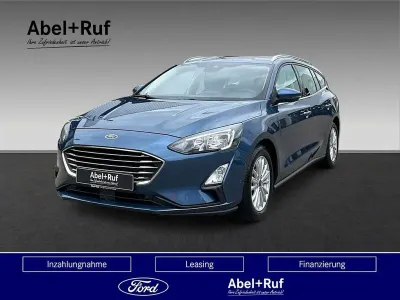 Gebraucht Ford Focus Titanium 125 PS (91 kW) 2021 Blau Kombi