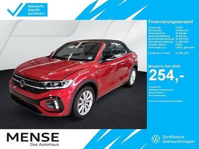Second-hand VW T-Roc R-line 150 CP (110 kW) 2025 Roșu SUV