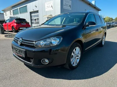 Gebraucht VW Golf VI Style 105 PS (77 kW) 2011 Schwarz Kombi