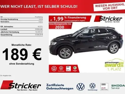 Gebraucht VW T-Roc R-line 116 PS (85 kW) 2025 Deep black perleffekt (metallic) SUV
