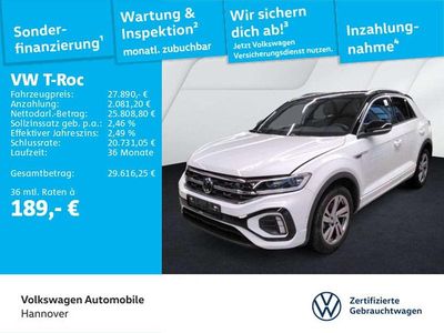 Gebraucht VW T-Roc R-line 150 PS (110 kW) 2025 Pure white SUV