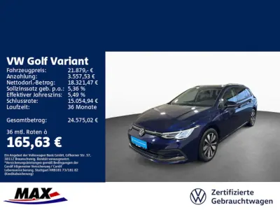 Gebraucht VW Golf VIII Move 116 PS (85 kW) 2023 Blau Kombi