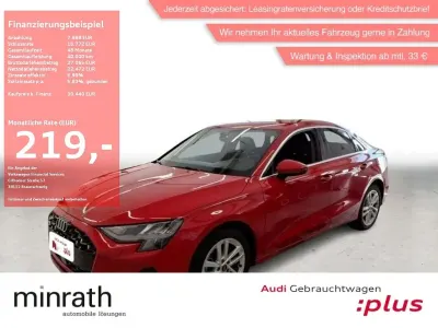 Brugt Audi A3 Advanced Plus 150 HK (110 kW) 2025 Rød Sedan